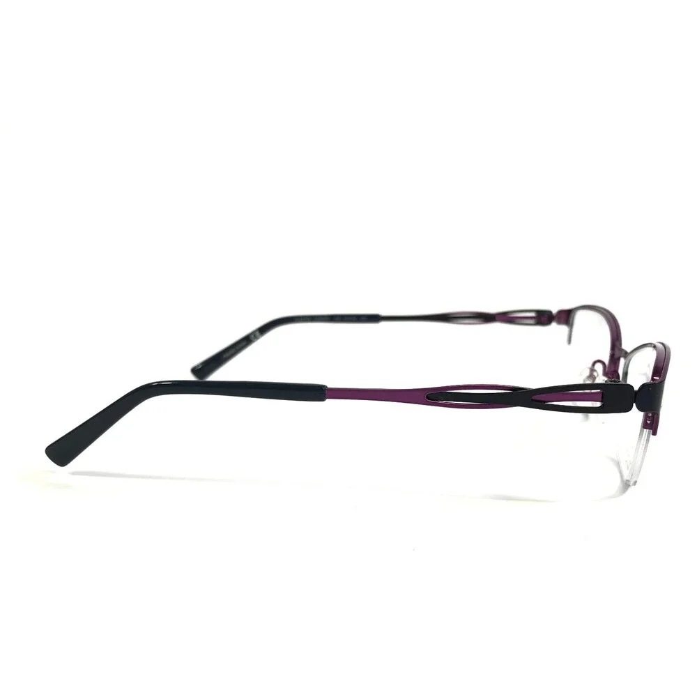 Flexon Eyeglasses Frames GINGER 412 Navy Magenta Purple Blue Cat Eye 51-19-135